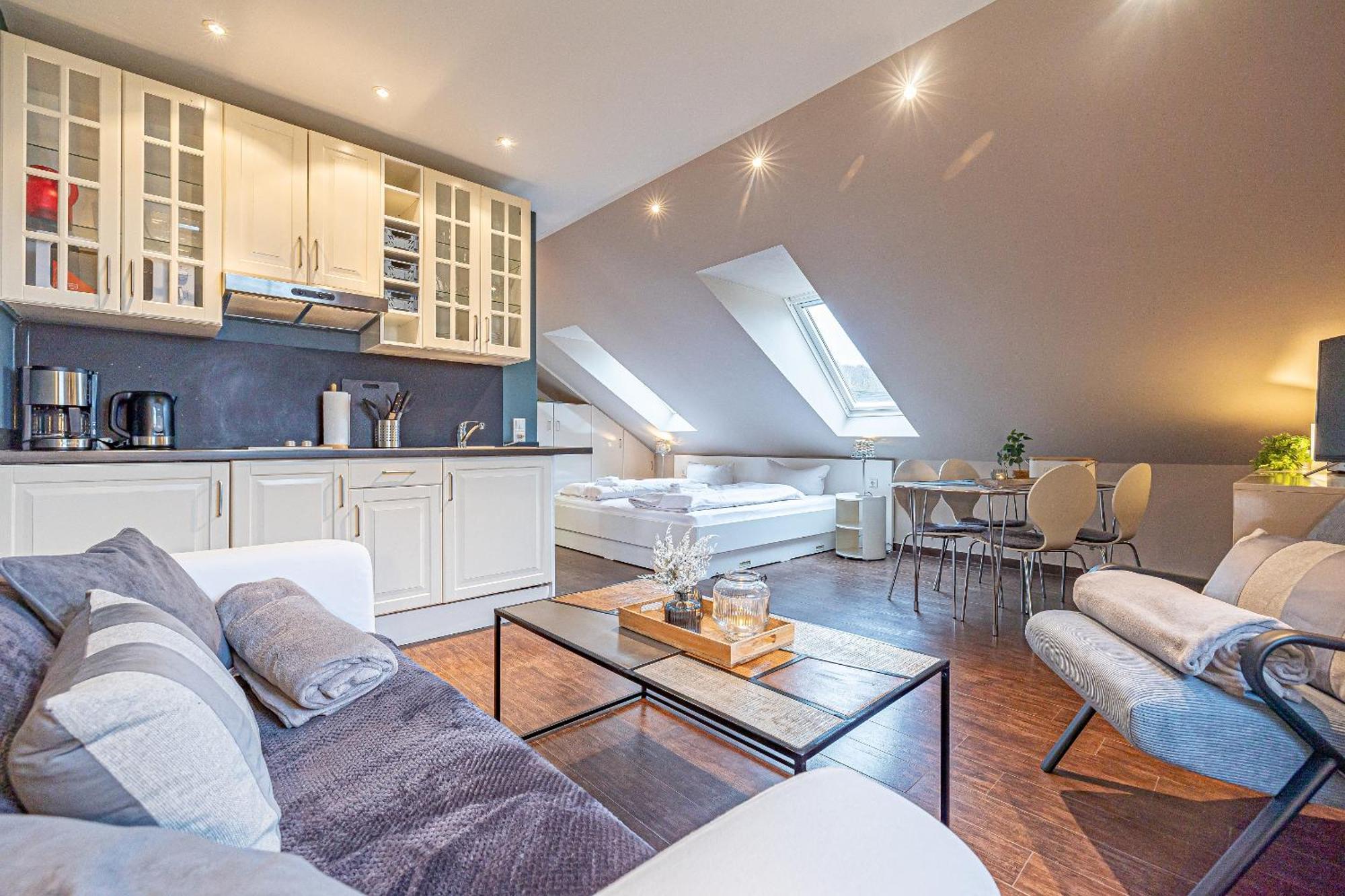 Strandresidenz Wassersleben: Beachfront Studio with Sea View Harrislee Exterior photo